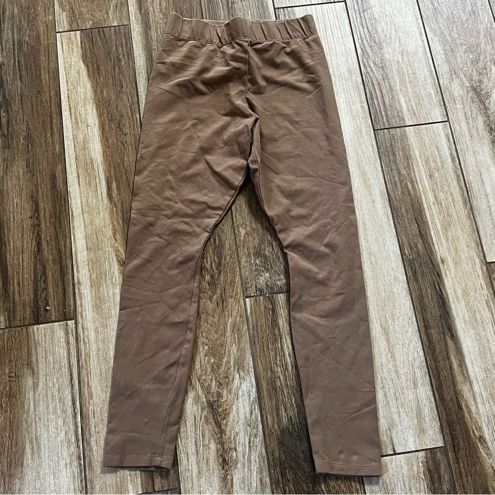 Good American tan lounge leggings